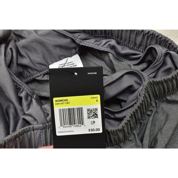 Nike Dri-Fit Women's Athletic Running Shorts Gray Size S NEW DB4497-067 - Picture 8 of 8
